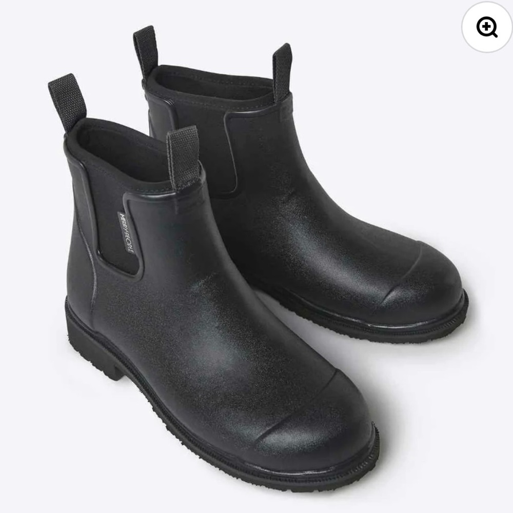 Merry People Black Rain Boots size 8